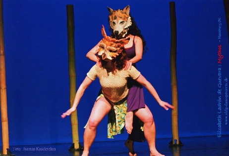 MYTHOS - Tanztheater - Elizabeth Ladrón de Guevara, Sprechwerk Hamburg / Foto: Jasmin Knickrehm